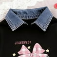 thumbnail image 5 of UAYOTSE Kids Toddler Girl Clothes Winter Outfits Shirt Top Bell Bottom Pants Set Little Girl Fall Spring Clothing,Sizes 2-3 Years, 5 of 8