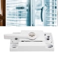 thumbnail image 1 of Sliding Window Sash Lock, 2PCS Enhanced Security Cam Hook Design Anti Pry Sturdy Construction with Screws for Single Hung Double Hung Vertical Horizontal Sliding Windows, 1 of 7