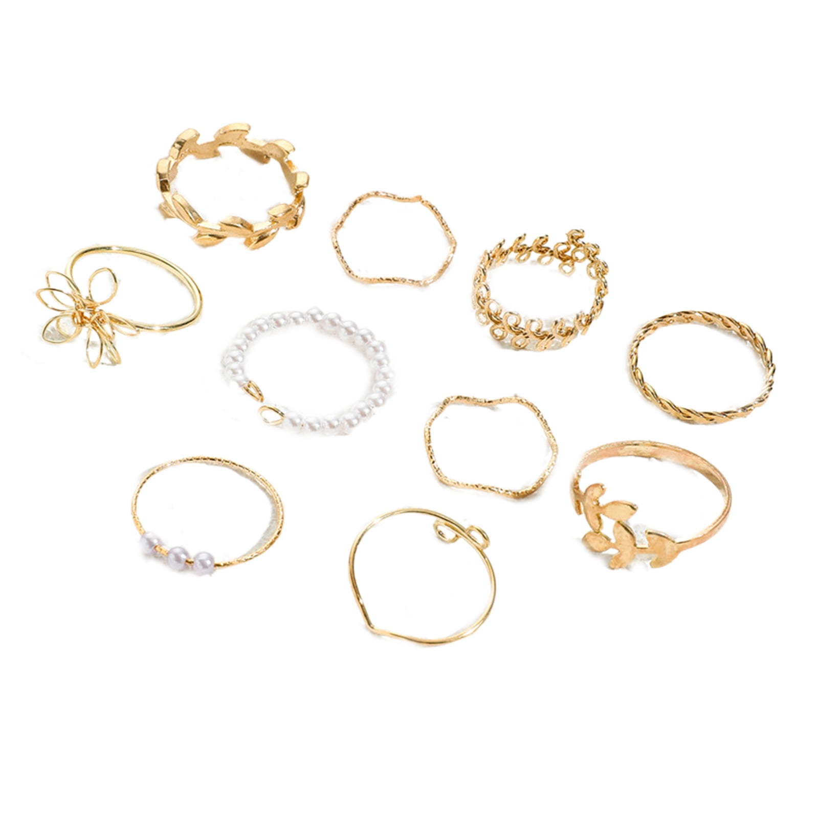 Travelwant 10Pcs Gold Knuckle Rings Set for Women Girls Snake Chain  Stacking Ring Vintage BOHO Midi Rings Size Mixed 