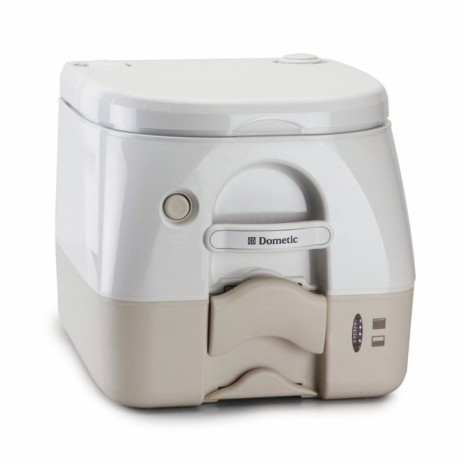Dometic 301097202 Portable Toilet 2.6 Gallon, Tan