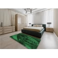 thumbnail image 5 of Ahgly Company Machine Washable Indoor Rectangle Transitional Dark Forest Green Area Rugs, 8' x 12', 5 of 7