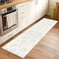 thumbnail image 2 of Yellow Lemon 2'x6' Runner Rugs for Hallway Kitchen Bedside Non Slip Washable, Country Farmhouse Fruits Leaves Summer Entryway Rug Runners with Rubber Backing, Long Carpet Runner for Laundry Room, 2 of 8