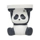 thumbnail image 2 of Reposapiés redondo con asiento antideslizante de resina con forma de animal, otomana decorativa para habitación infantil Panda, 2 of 7