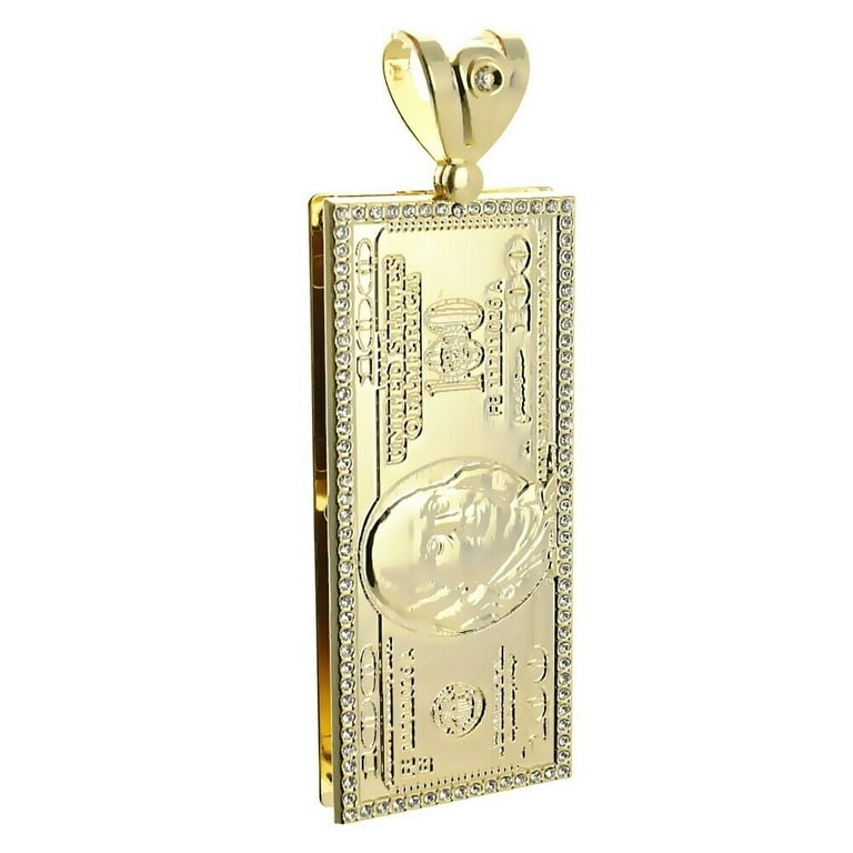 アクセサリー Supreme 100 Dollar Bill Gold Pendant 14k 100 Dollar Bill Gold Pendant – Supreme