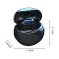 thumbnail image 3 of Bluetooth 5.2 Wireless In-Ear Earphones, HiFi Immersive Stereo Sound, Intelligent Noise Reduction Mini Lightweight Headphones for Music Sports Office Daily Use, 3 of 7