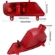 thumbnail image 3 of Reemplazo de accesorios de coche de montaje de luz antiniebla trasera roja para PEUGEOT 3008 5008 20092016 izquierda 6350HG, 3 of 4