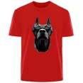 thumbnail image 3 of Camiseta de algodón 100 % transpirable de alta calidad con estampado de doberman atractivo para hombre, ropa informal de calle para exteriores, 3 of 5