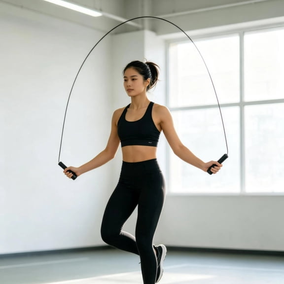 jump ropes 1/2 lb Weighted Jump Rope for Boxing, Cardio, Crossfit Workout, 8~10ft Range Adjustable Length Steel Ropes with Ball Bearings and Metal Handles