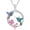 Two Hummingbird Necklace, variant on Hummingbird/Phoenix/Owl/Dove/Flamingo/Raven/Blue Jay/Cardinal/Peacock/Eagle/Parrot/Robin Necklace for Women 925 Sterling Silver Bird Pendant Necklace Animal Jewelry Gift for Mother Wife