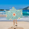 thumbnail image 5 of Retro Abstract Floral Kids Hooded Beach Towel Baby Bath Poncho Towels with Hood Absorbent 50"x23.5" for Pool Swimming, 5 of 7