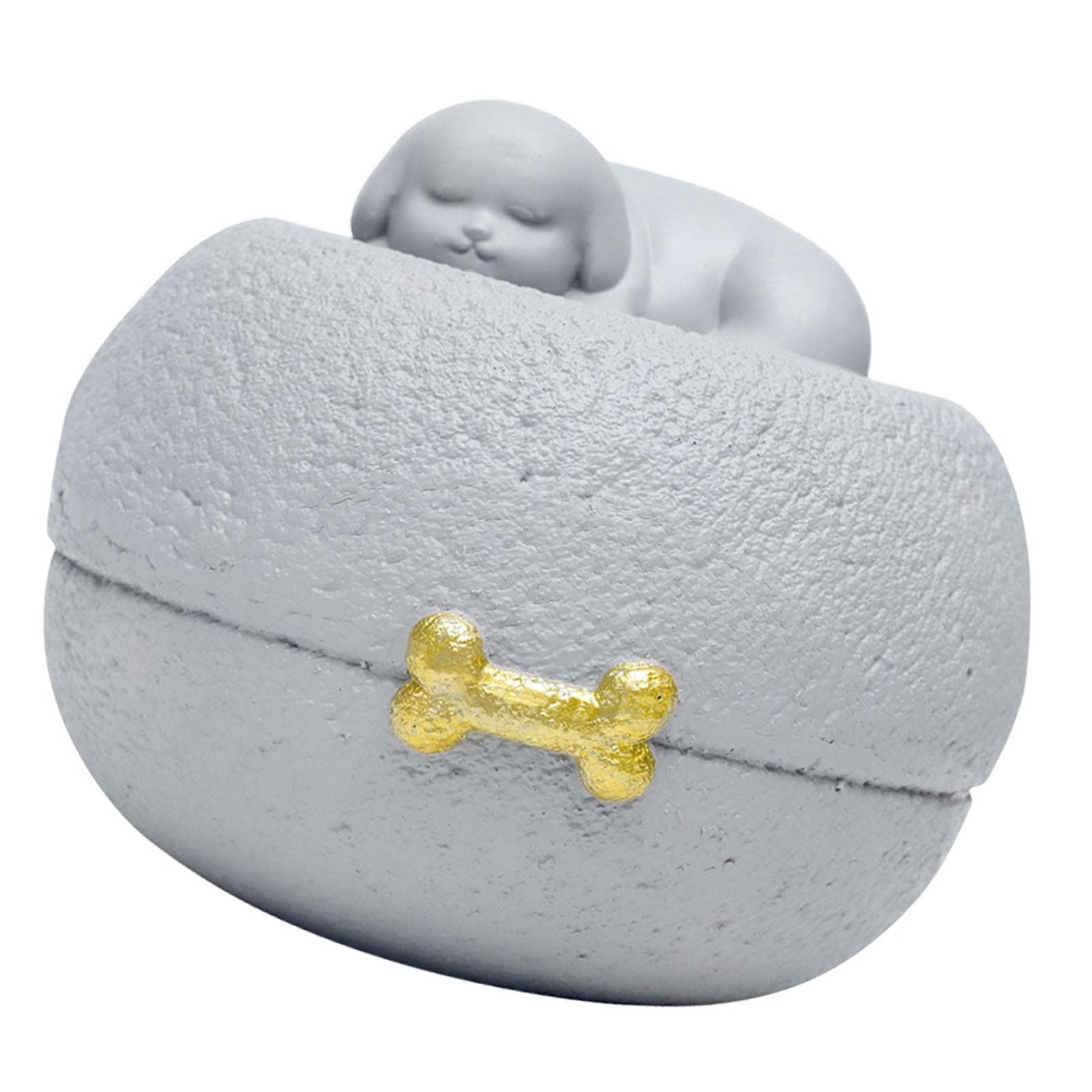 Bothyi Pet Ash Container Dog Cremation Urn Accessories Handicraft Lightweight Resin