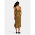 thumbnail image 2 of No Boundaries Sleeveless Midi Dress with Keyhole and Tie, Women's, 2 of 4
