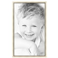 thumbnail image 2 of ArtToFrames 29" x 49" Silver with Black Lip Picture Frame, 29x49 inch Multi Wood Poster Frame (WOM-5193),  Pack, 2 of 7