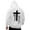 ZA White, variant on Jesus Hoodie for Men Letter Print Baggy Hooded Sweatshirt Comfy Long Sleeve Casual Streetwear Hoodies for Teens
