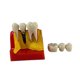 thumbnail image 5 of Modelo de dientes 4 veces, modelo de enseñanza, resina, modelo de exhibición de enseñanza de dientes para estudiantes, 5 of 9