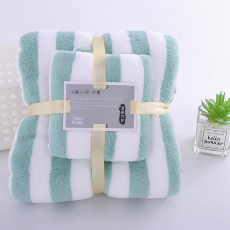 Soft Towel Set 1 Bath Towels1 Hand Towels Super Soft Premium