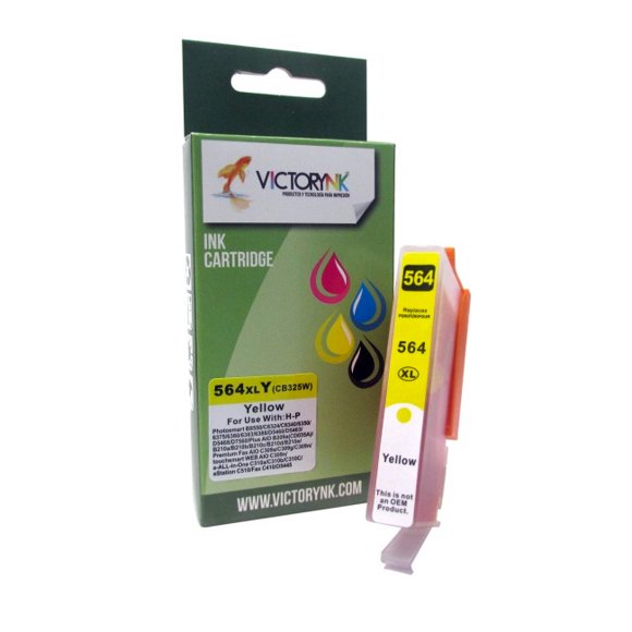 CARTUCHO DE TINTA GENERICO NUEVO GENERICO HP 564 XL Y Victorynk COMPATIBLE DE TINTA