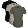 thumbnail image 3 of Combat Iron Apparel™ Men's Basic T-Shirt | 3 Bundle Pack 3Xl / Black / Black / Black, 3 of 4