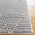 thumbnail image 3 of SAFAVIEH Revive Lorrin Diamond Polyester Area Rug, Grey, 8' x 10', 3 of 8