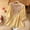 Yellow, variant on SEMPAI Cotton Linen 3/4 Length Sleeve Women Tops Button V Neck Floral Embroidered Summer Casual Blouses Loose Tunic Shirts