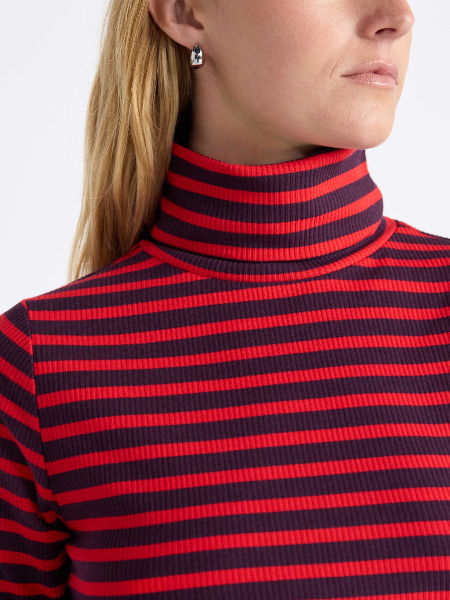 Free Assembly Women's Ribbed Turtleneck Tee, Sizes XS-XXL