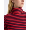 thumbnail image 4 of Free Assembly Women's Ribbed Turtleneck Tee, Sizes XS-XXL, 4 of 5