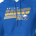 thumbnail image 3 of Men's Starter Royal Buffalo Sabres Logo Push Fleece Hoodie, 3 of 3