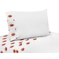thumbnail image 4 of Sweet Jojo Designs Football Green Brown and Red Toddler Bed Comforter 5 Piece Bedding Set, 4 of 5