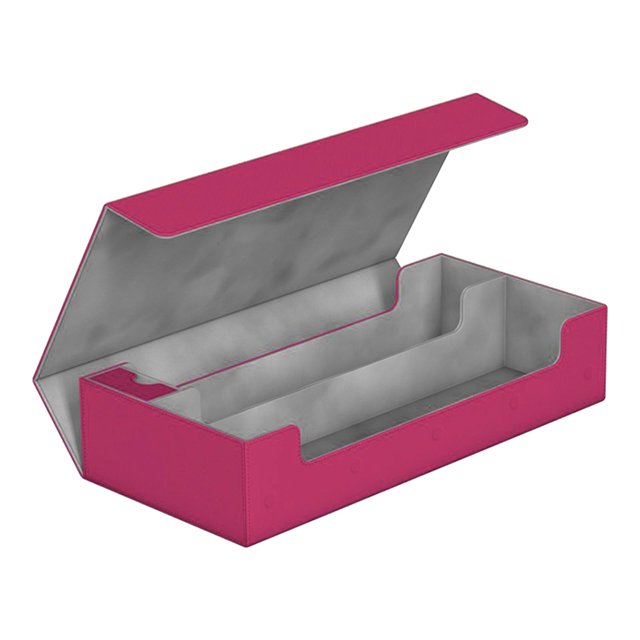 Card Deck Box Deck Convertible 550CT Almacenamiento de tarjetas TCG OCG duradero y resistente Rosa roja Zulema Caja de cubierta de cartas