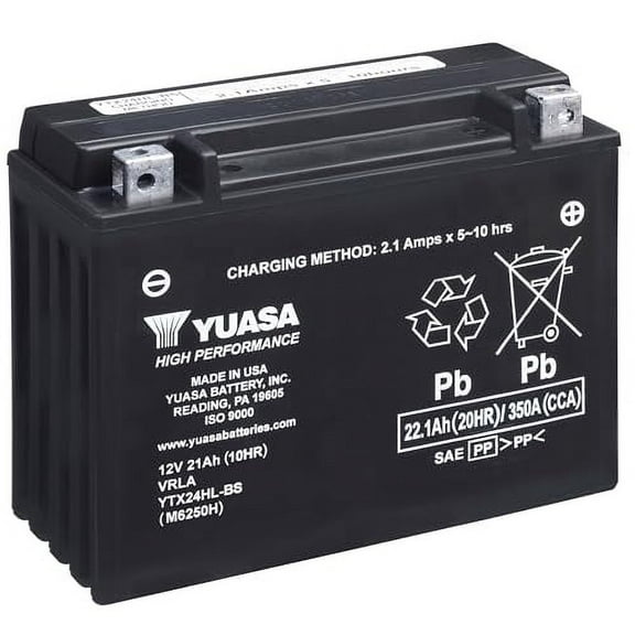 Yuasa YUAM6250H YTX24HL-BS Battery