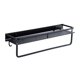 thumbnail image 1 of Estante De Almacenamiento Hueco De Aluminio Espacial Estante De Almacenamiento De Rodamiento Fuerte Organizador De Soporte De Cocina Montado En La Pared Con 5 Ganchos Para Baño De Cocina Yuarrent HA026885-01, 1 of 7
