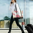 thumbnail image 5 of FORMRS Canvas Laptop Tote Bag for Women with 15.6" Computer Compartments Shoulder Handbag, White Grapefruit Slices, 5 of 7