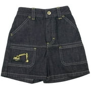Denim ''Back Hoe'' Shorts for Boys - Infant