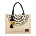 thumbnail image 1 of Bolso tipo Shopper A ANGELOZANO Modelo Coba de dama Yute natural, 1 of 8