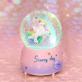 thumbnail image 4 of Bangcool Music Box Crystal Ball Decorative Luminous Musical Box Desk Ornament with Light, 4 of 10