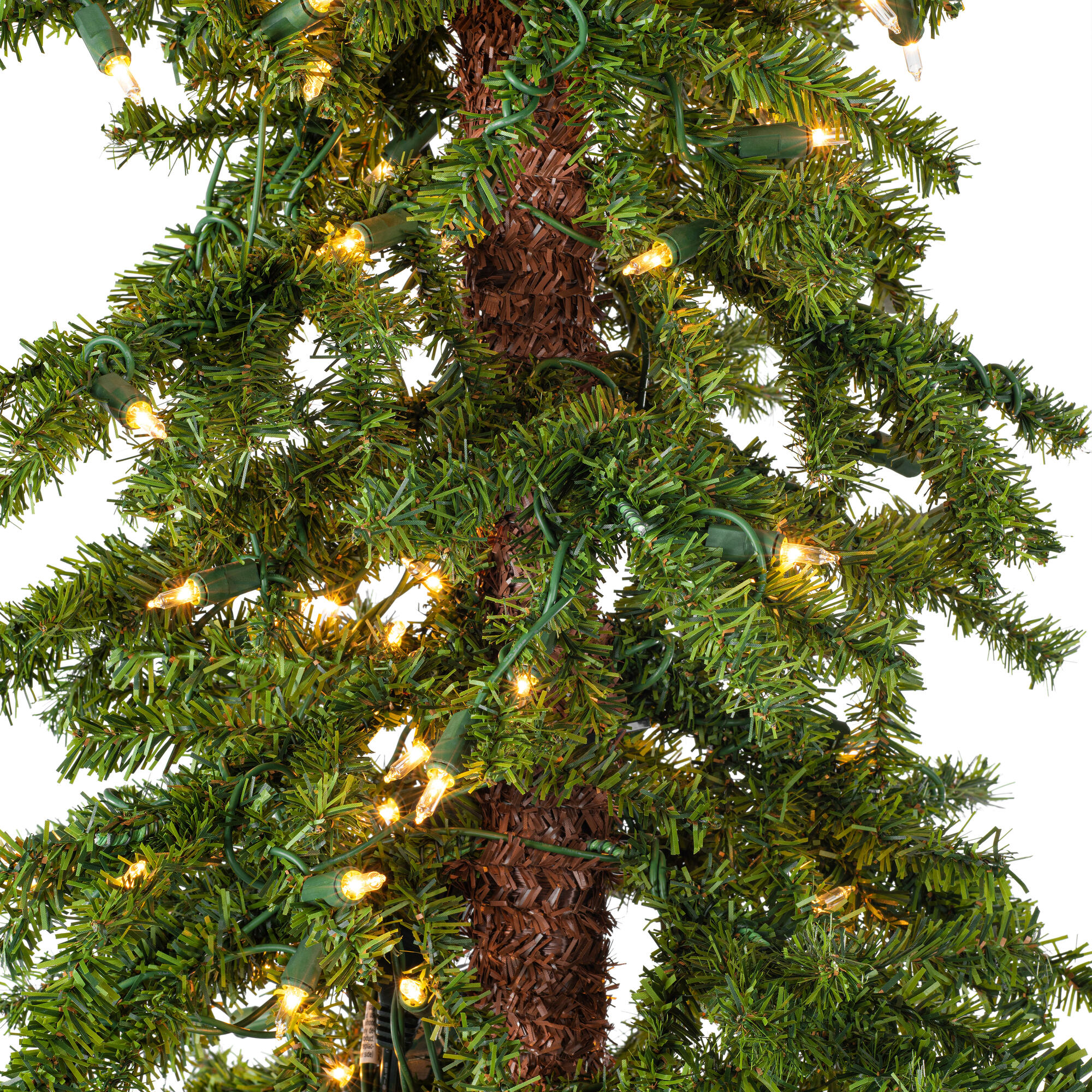 Vickerman 7' x 44" Natural Alpine Artificial Christmas Tree with 921 PVC tips and 300 clear lights. - image 2 of 6