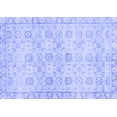 thumbnail image 1 of Ahgly Company Machine Washable Indoor Rectangle Persian Blue Traditional Area Rugs, 7' x 9', 1 of 4
