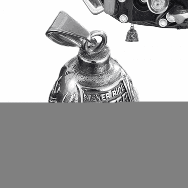 Guardian Bell Pendant Angel Wings Motorcycle Luck Bell Luck Gremlin Ride