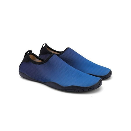 

Ymiytan Girls Boys Water Shoes Fitness Barefoot Athletics Aqua Socks Exercise Breathable Comfort Quick Dry Swim Shoe Blue 5