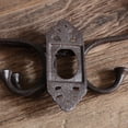 thumbnail image 4 of NWOKYZGH 1Pc Creative Antique Decorative Cast Iron Multi Hook Wall Hanger with 6 Hooks, Black, 4 of 7