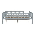 thumbnail image 5 of Harper & Bright Designs Montessori Low Twin Size Daybed, Twin Size Floor Bed with Fence and Drawers, Low Bed Frame with Guardrails for Boys Girls, Gray, 5 of 13