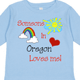 thumbnail image 4 of Inktastic Someone in Oregon Loves Me Boys or Girls Long Sleeve Toddler T-Shirt, 4 of 5