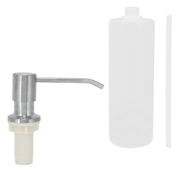 Botella de jabón para platos, dispensador de jabón, dispensador de bomba de acero inoxidable, accesorio para el hogar, artesanía superior
