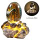 thumbnail image 3 of Dragón Cristal Lava Ornamentos Resina Hecho A Mano (base Brillante) Azul, 3 of 8