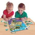 thumbnail image 2 of Dowling Magnets Animal Magnetism Magnetic Wildlife Map Puzzle: Eurasia & Africa, 2 of 5