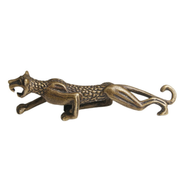 Brass Old Treatment Cheetah Decor Vivid Brass Desktop Ornament