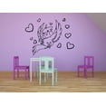 thumbnail image 2 of Cute Bird Heart Birds Animal Jungle Zoo Cute Wildlife Wall Sticker Art Decal for Girls Boys Room Bedroom Nursery Kindergarten House Fun Home Decor Stickers Wall Art Vinyl Decoration Size (8x10 inch), 2 of 3