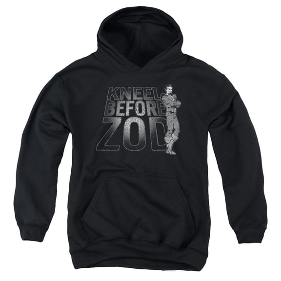 Dc - Kneel Zod - Youth Hooded Sweatshirt - Large