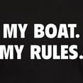 thumbnail image 3 of CafePress - My Boat. My Rules. Dark T Shirt - Men's Classic Graphic Cotton T-Shirt, 3 of 4
