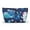 Black zipper, variant on Blue & White Yetis Holiday Gift Ideas Pouch Makeup Bag Cosmetic Bag